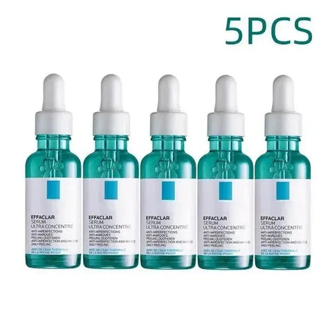 Roche Posay 5 piezas Hyalu B5, suero facial/crema/protector solar serie antienvejecimiento, reparación, cuidado de la piel, tratamiento del acné, hidratante brillante