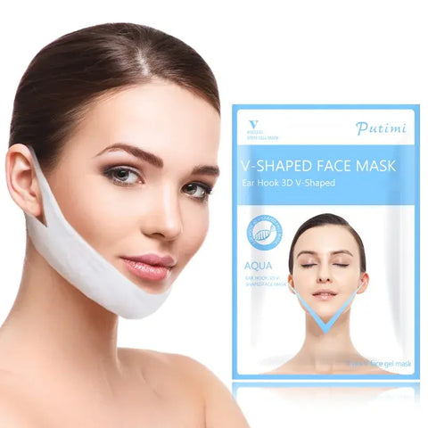 Máscara de Lifting Facial en forma de V, estiramiento Facial Delgado, levantamiento de mejillas de barbilla, nutritivo, vendaje adelgazante, belleza Facial, cuidado de la piel