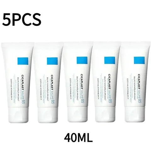 Roche Posay 5 piezas Hyalu B5, suero facial/crema/protector solar serie antienvejecimiento, reparación, cuidado de la piel, tratamiento del acné, hidratante brillante