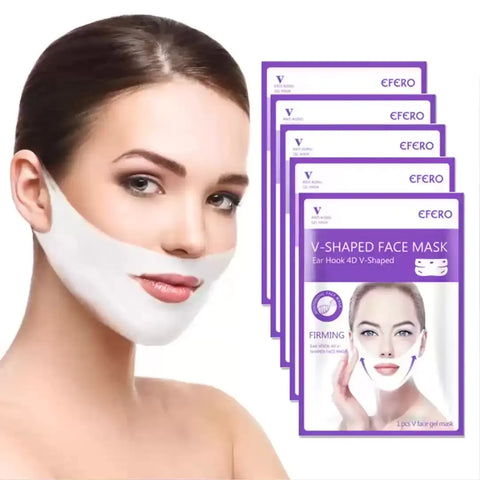 Máscara de Lifting Facial en forma de V, estiramiento Facial Delgado, levantamiento de mejillas de barbilla, nutritivo, vendaje adelgazante, belleza Facial, cuidado de la piel